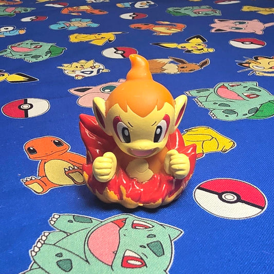 Pokemon Chimchar Figure Finger Puppet 2009 Nintendo Bandai PVC Japan USA Seller