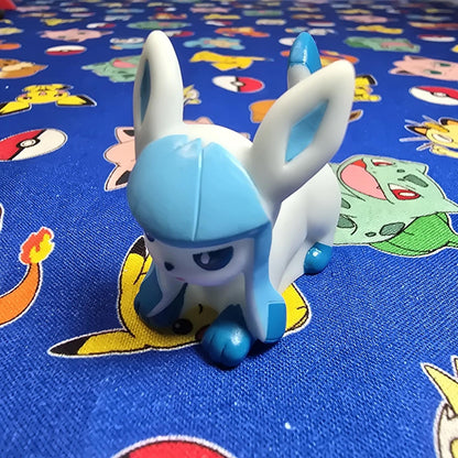 Pokemon Glaceon Figure Finger Puppet 2012 Nintendo Bandai PVC Japan USA Seller