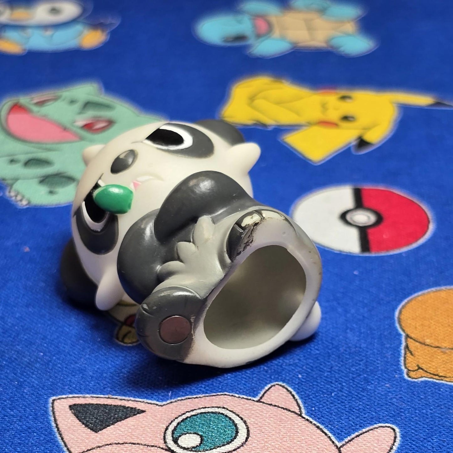 Pokemon Pancham Figure Finger Puppet 2013 Nintendo Bandai PVC Japan USA Seller