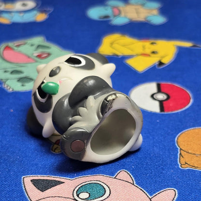 Pokemon Pancham Figure Finger Puppet 2013 Nintendo Bandai PVC Japan USA Seller